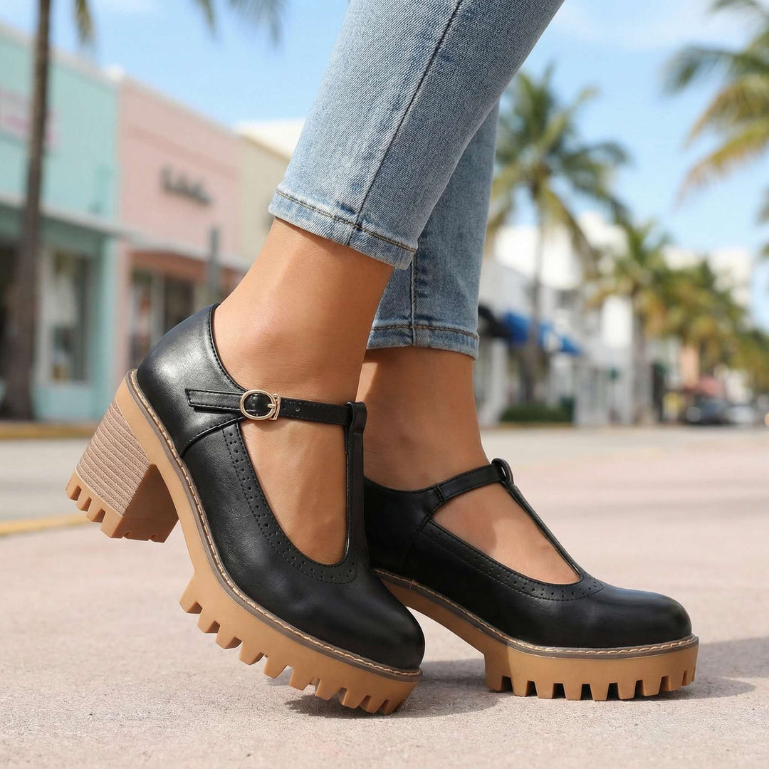 Donna – T-Strap Mary Jane Heels