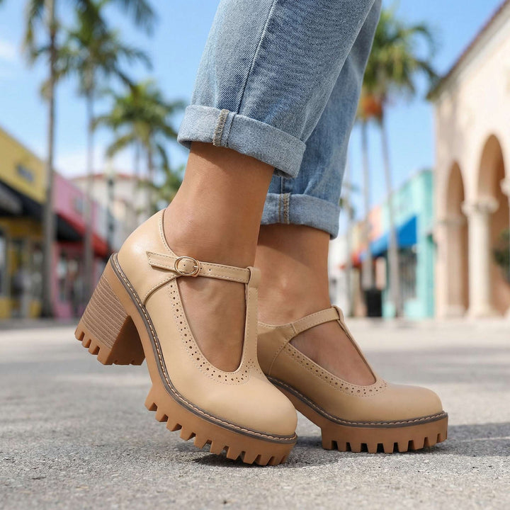 Donna – T-Strap Mary Jane Heels