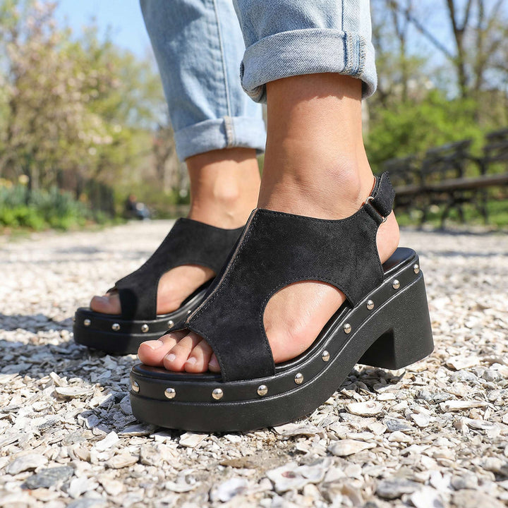Angela – Studded Comfort Slides