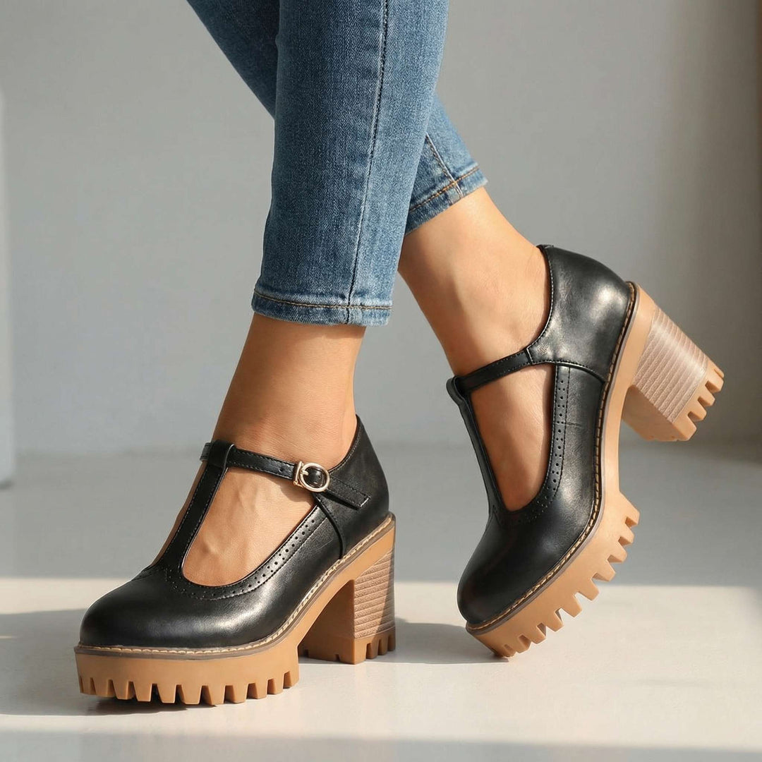 Donna – T-Strap Mary Jane Heels