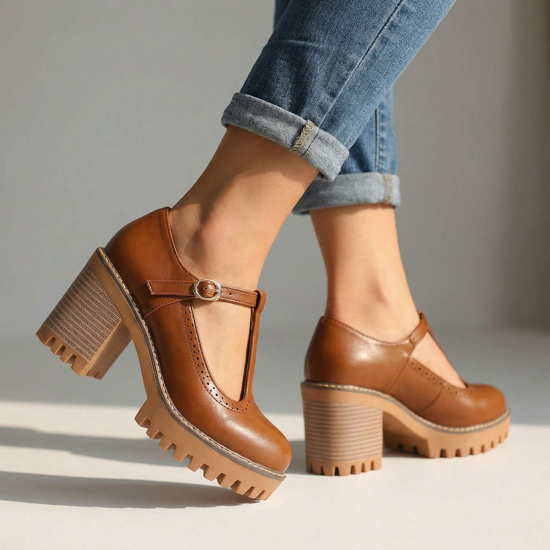 Donna – T-Strap Mary Jane Heels