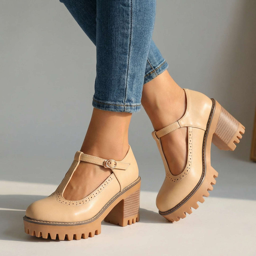 Donna – T-Strap Mary Jane Heels