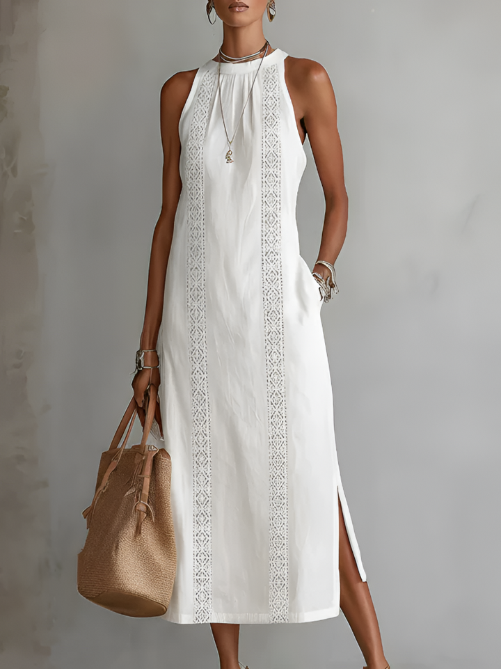 Carolyn – Linen Midi Dress