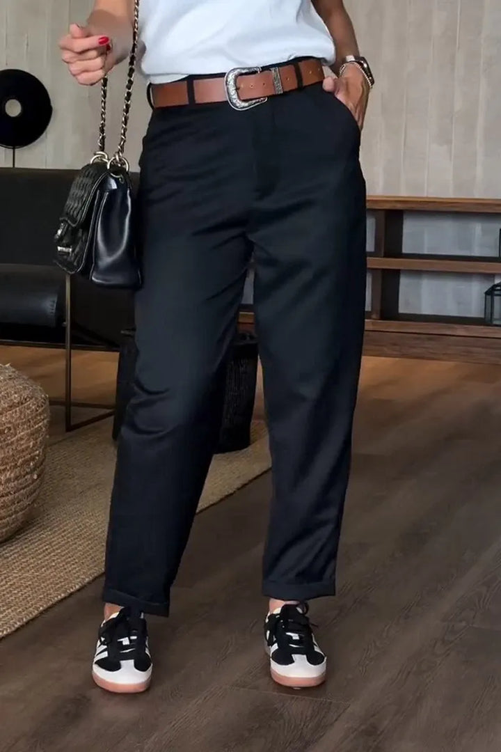 Betty – Elegant Striped Trousers