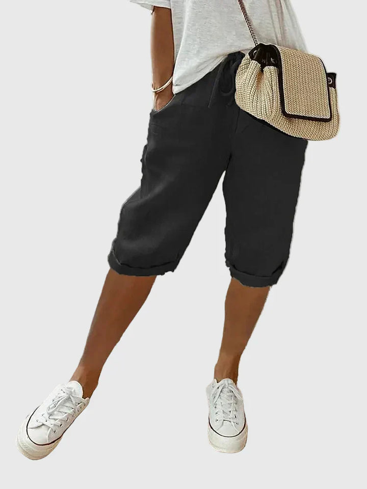 Brenda – Comfortable Linen Shorts