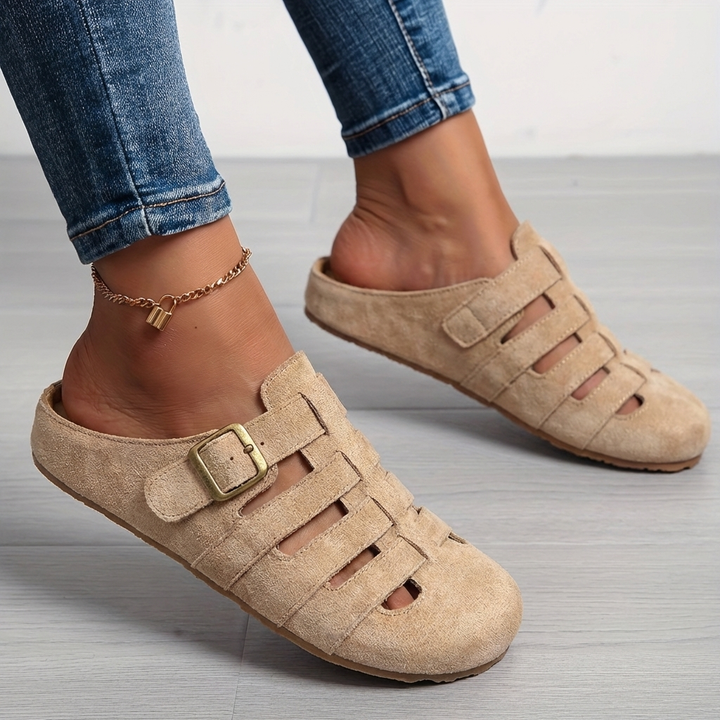 Sharon – Comfort Slip-On Mule Sandals