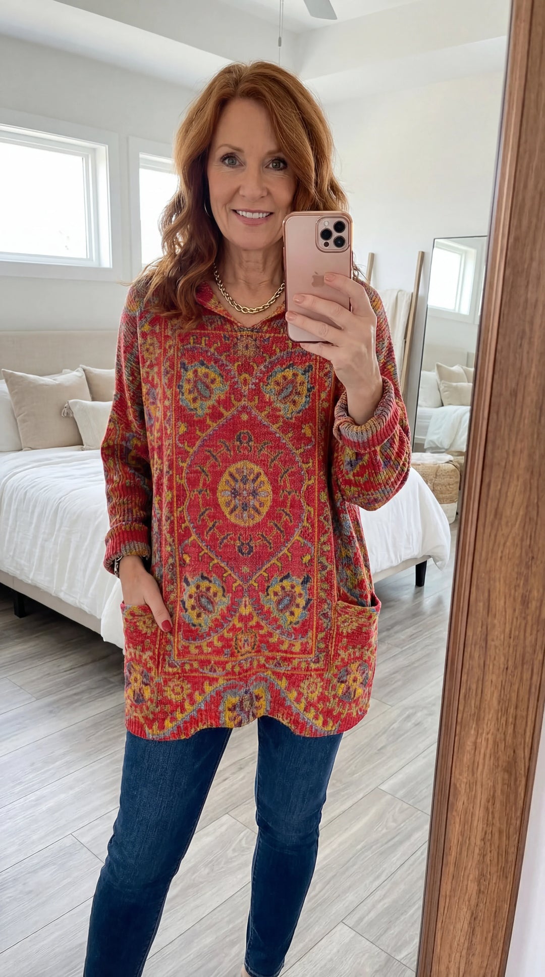 Linda – Retro Hooded Tunic