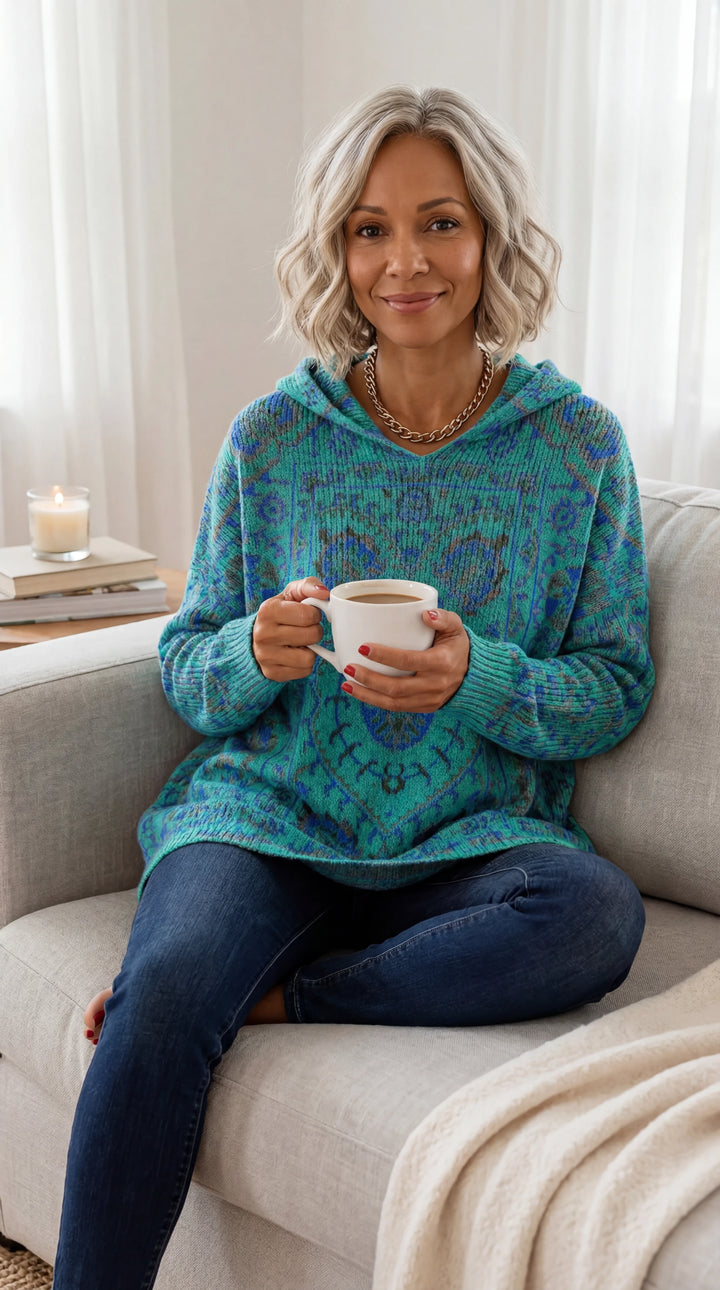 Linda – Retro Hooded Tunic