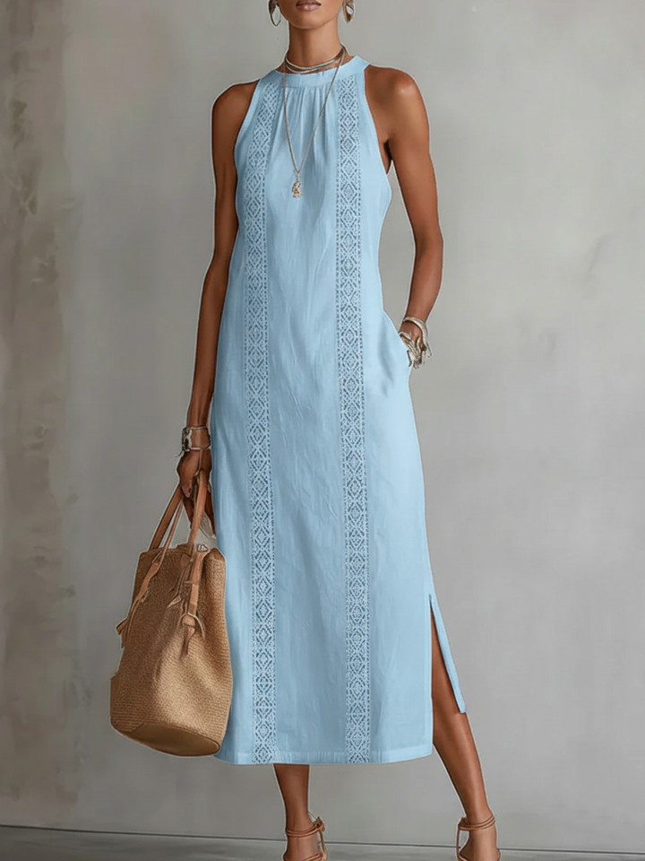 Carolyn – Linen Midi Dress